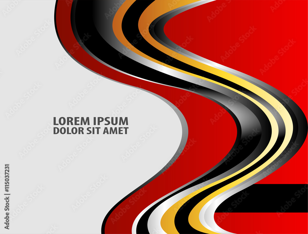 Red abstract background vector for text and message design on white box