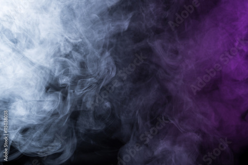 Abstract smoke hookah.