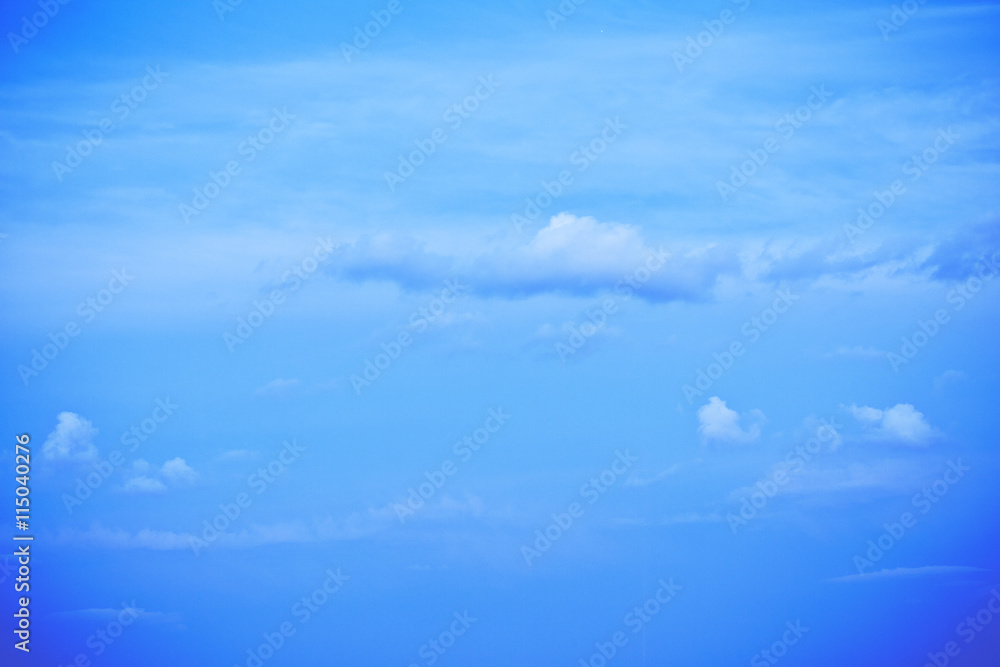 Obraz premium The blue sky with clouds