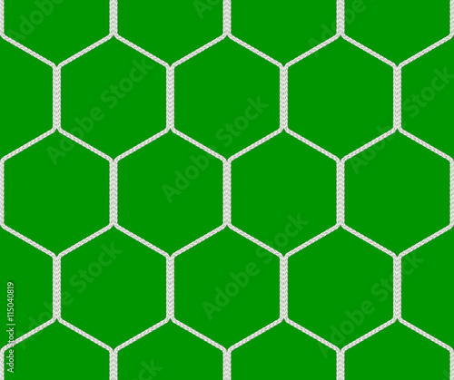 Seamless soccer goal net texture - 3D illustration