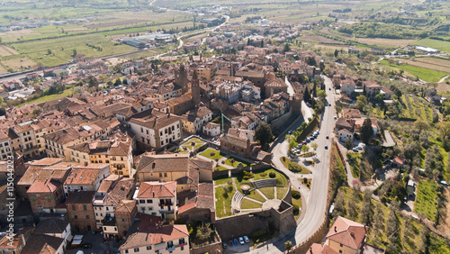 The town of Monte San Savino Tuscany-Italy