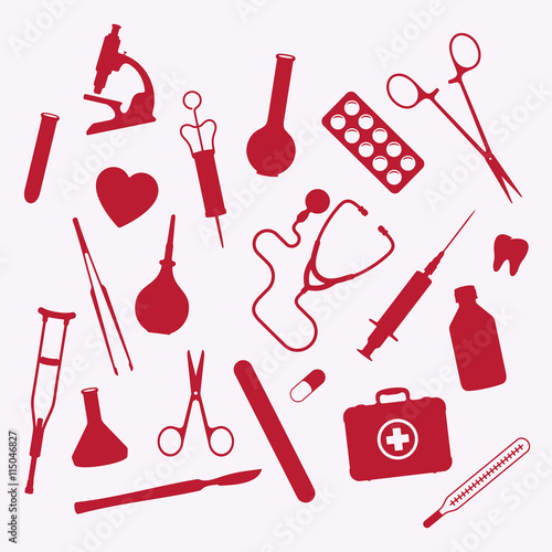 Health Flat Vector Icons