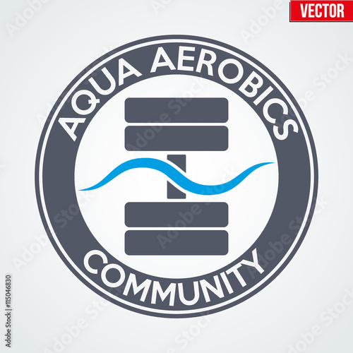 Symbol of Aqua Aerobics