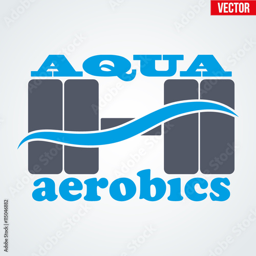 Symbol of Aqua Aerobics