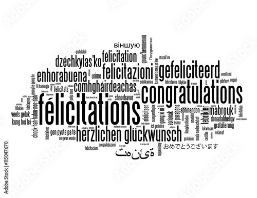 Nuage de Tags “FELICITATIONS”