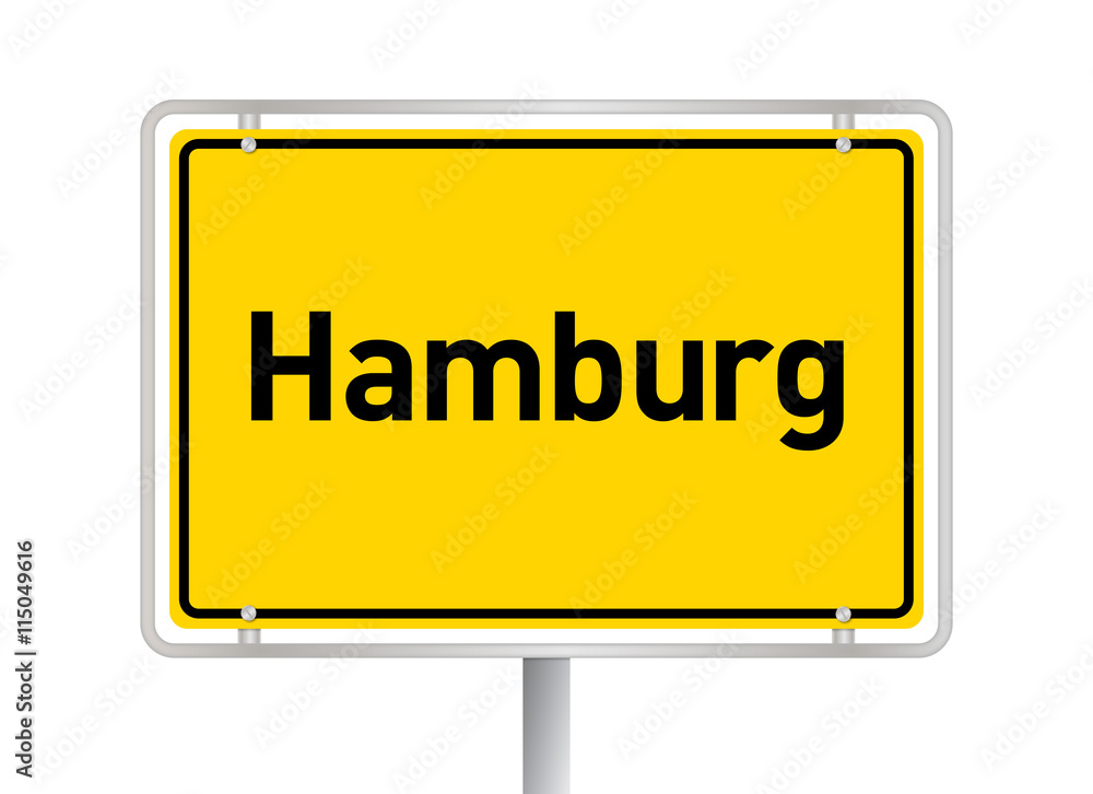 Stadtschild Hamburg