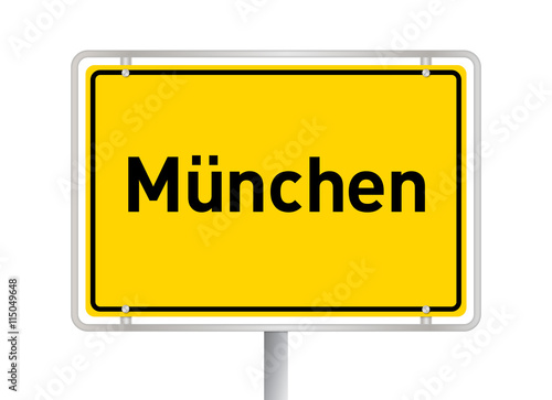 Stadtschild München photo