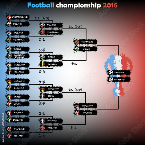 Fotografia The grid playoff football 2016