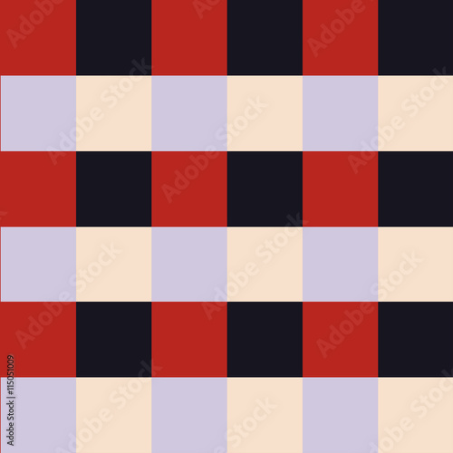 Red Violet Chess Board Background Vector Illustration
