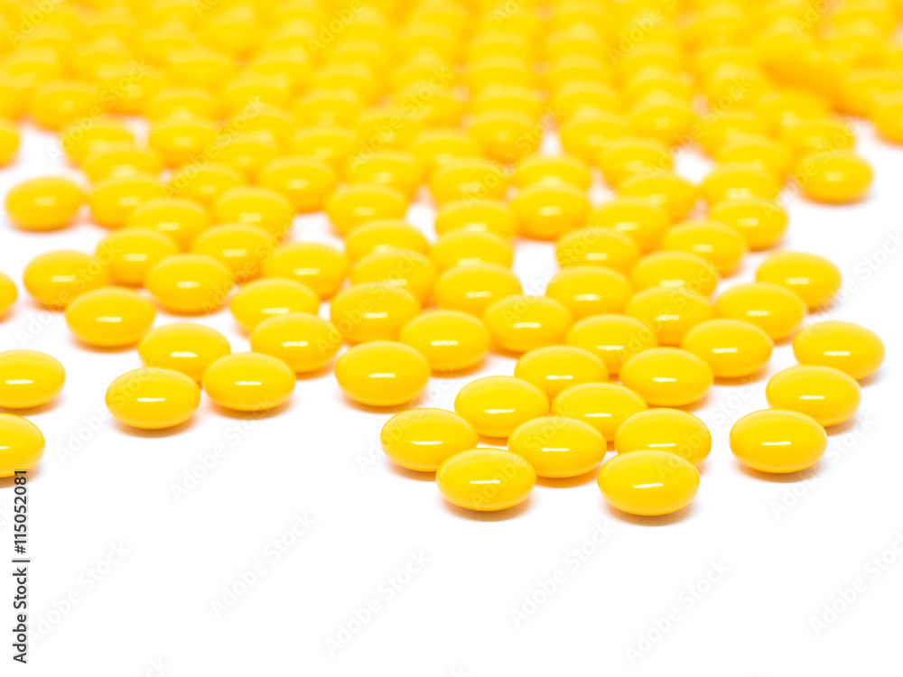 yellow sugar coated tablets pills yellow sugar coated tablets pills