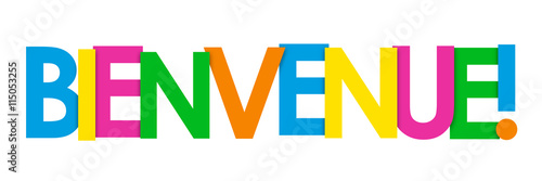 "BIENVENUE" icône vecteur