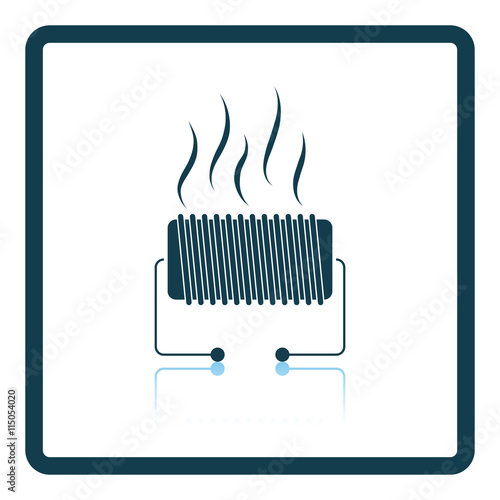 Electrical heater icon