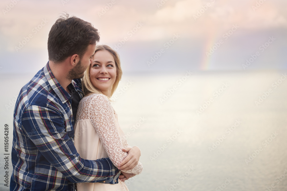 Watching the sunset with special person Watching the sunset with special person