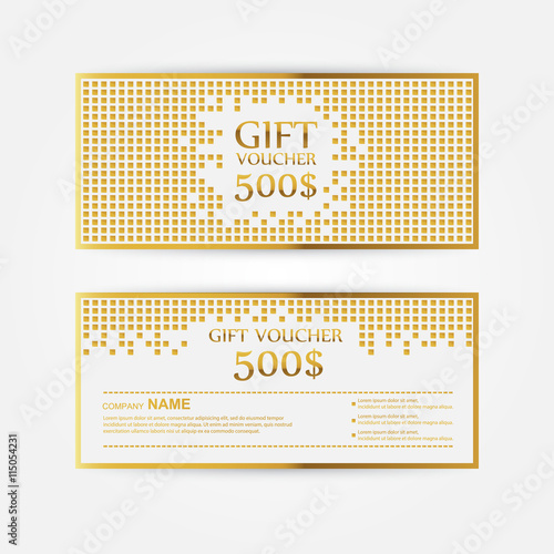 Gift voucher template