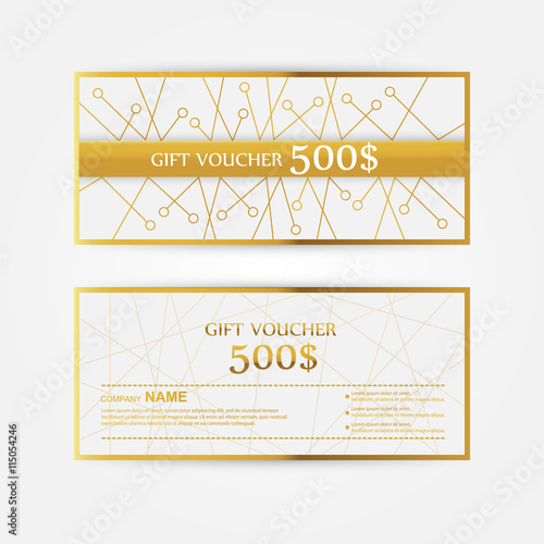 Gift voucher template