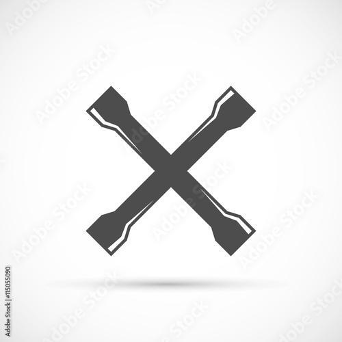 Crossed car wrench icon