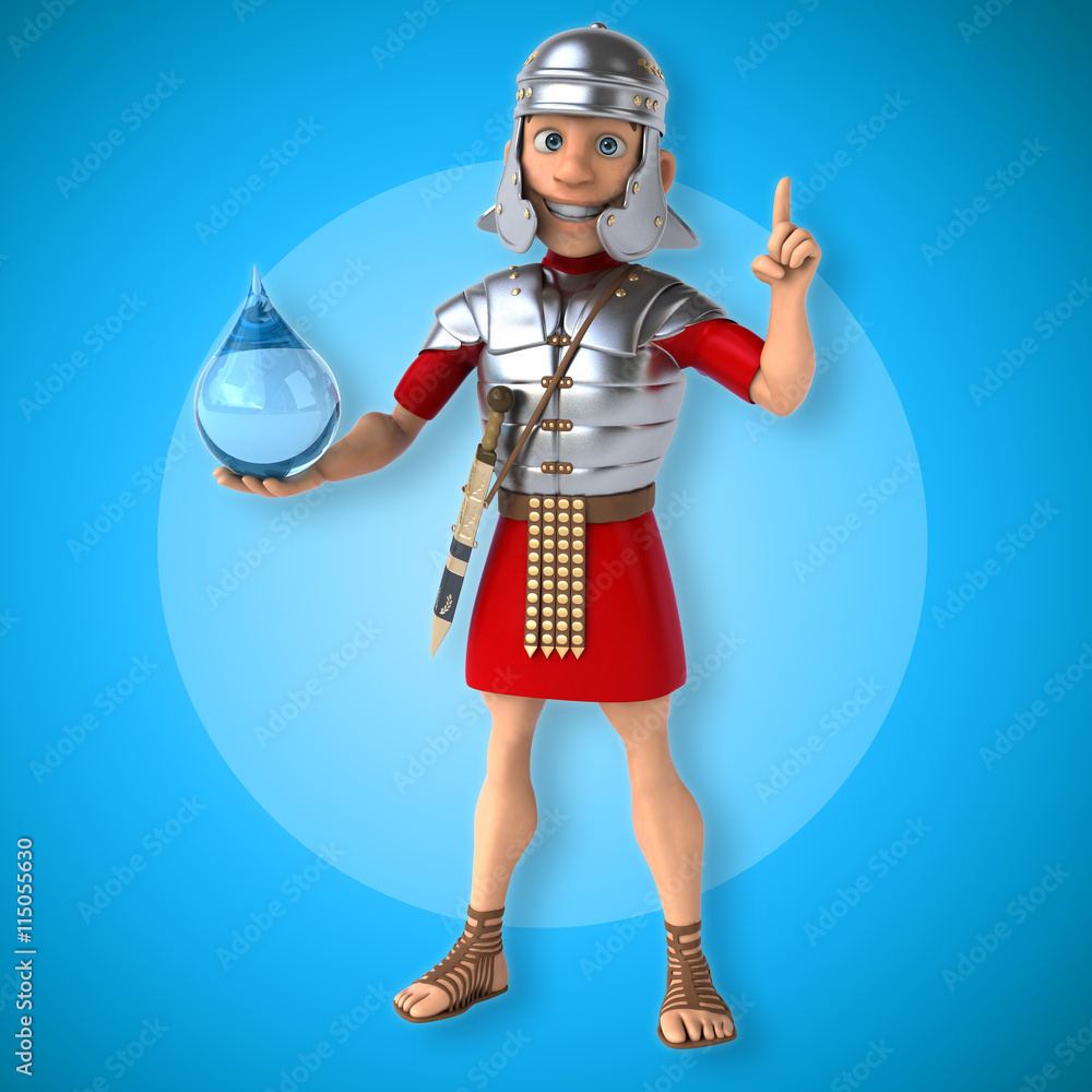 Naklejka premium Roman soldier