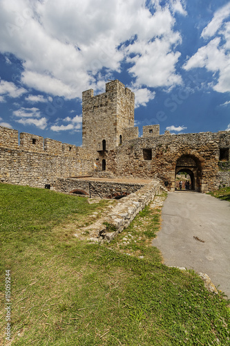 Obraz na płótnie Belgrade fortress and park w salonie