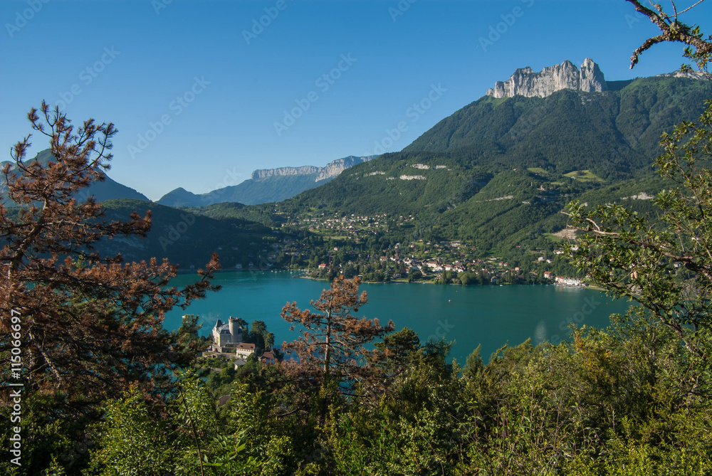 Lac d'Annecy, Duingt, Haute Savoie, France