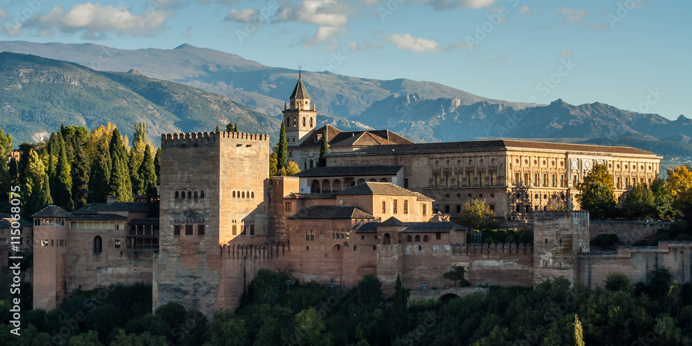 Fototapeta premium Alhambra, Grenade, Andalousie, Espagne