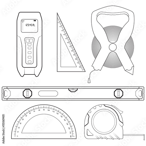 Measurement tools equipment, Mechanic tools.
