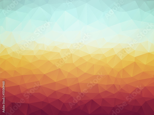 geometric blue brown background