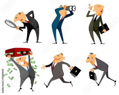 Six businessmen set