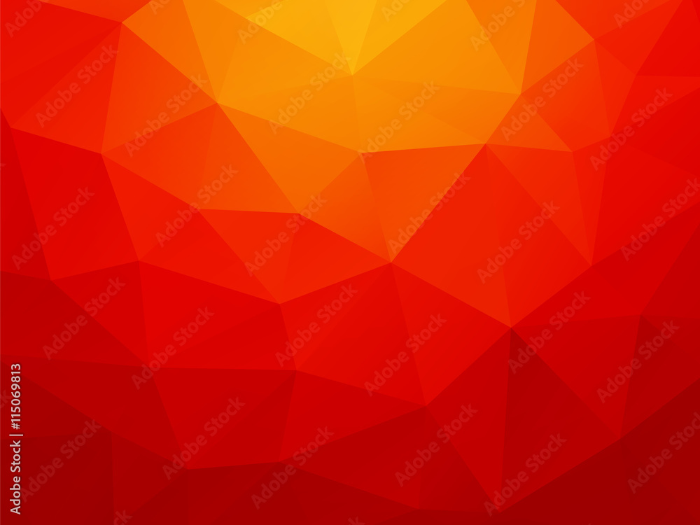 low poly orange red background low poly orange red background