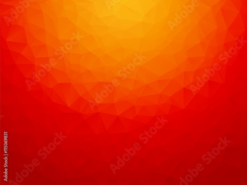 abstract low poly red background