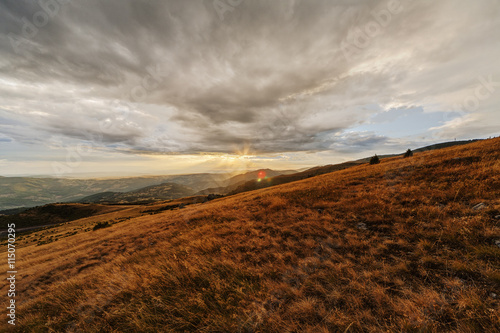 Mountain landscape and panorama view