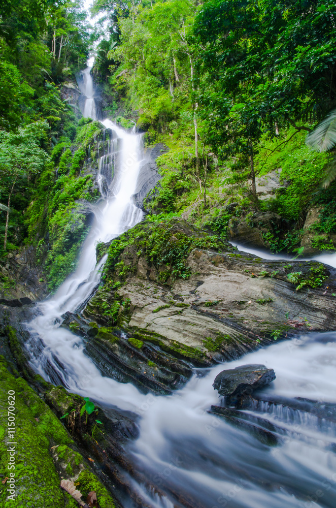 Fototapeta premium Waterfall some where in Thailand