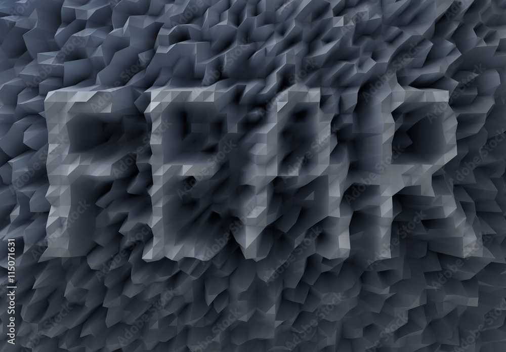 Obraz premium 3D text background