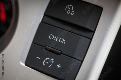 Car check button