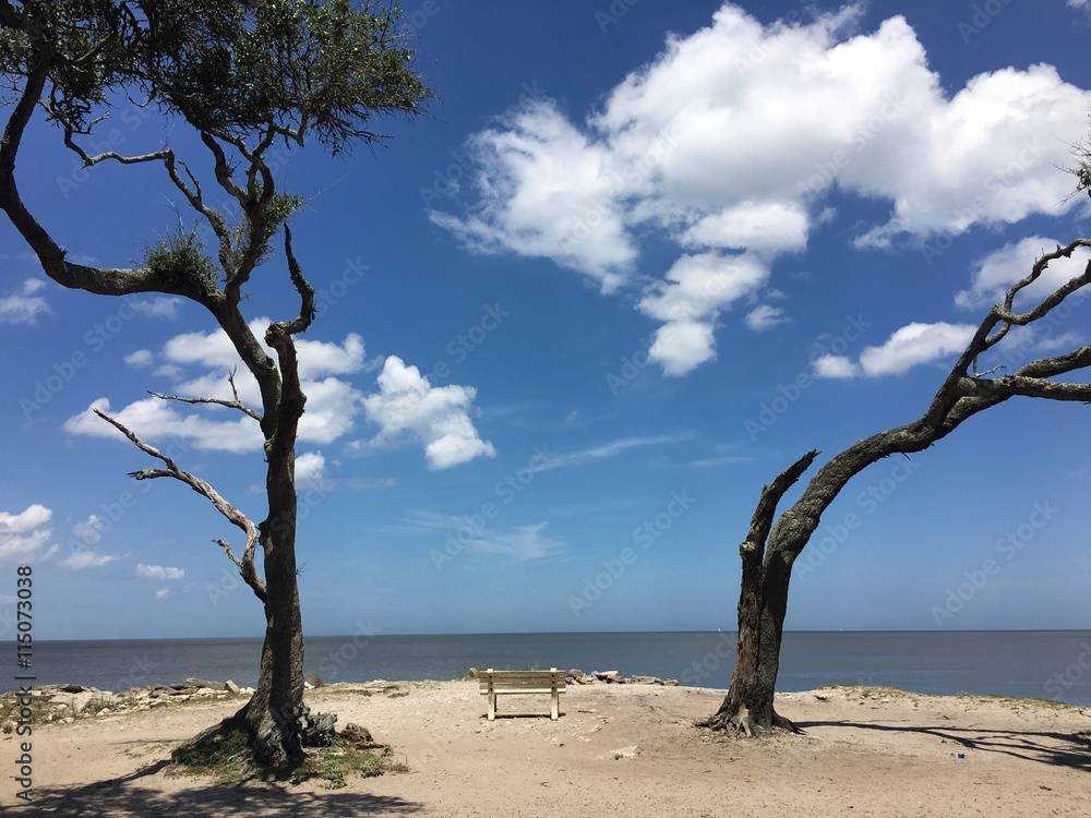 Beach on Jekyll Island, Georgia