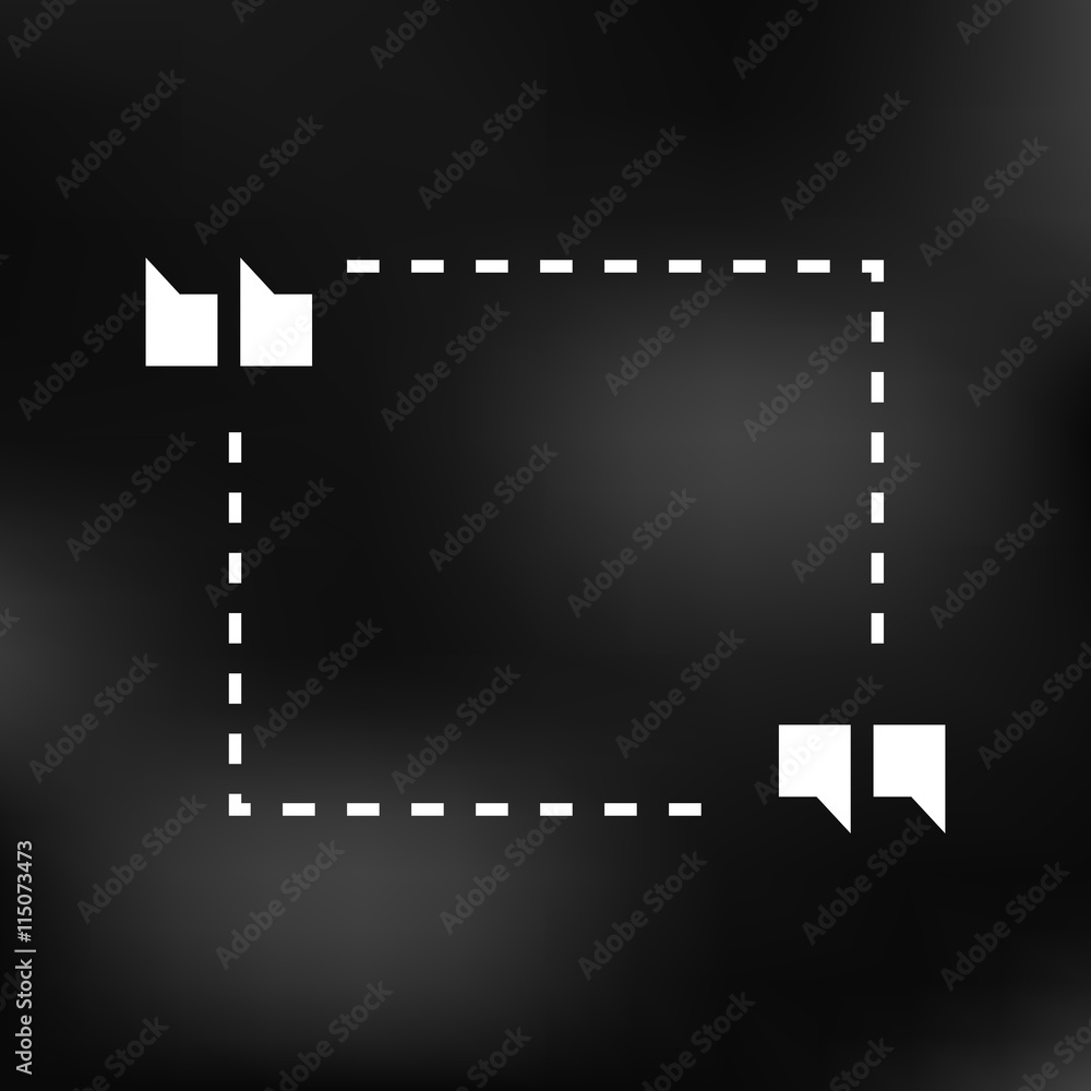 Fototapeta premium Quote Illustration Poster