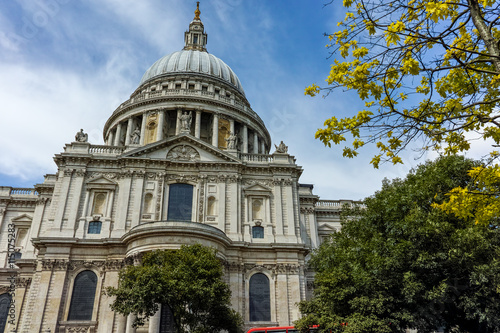 Amazing view of St Paul's Cathedral in, London, England, Great Britain