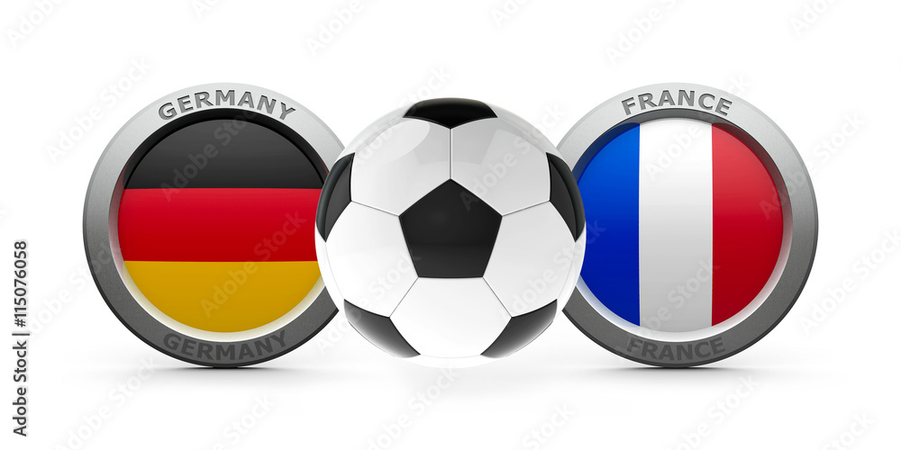 Obraz premium Semifinal Euro 2016 - Germany vs. France