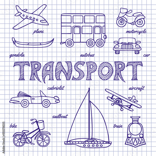 Set of sketches transportation