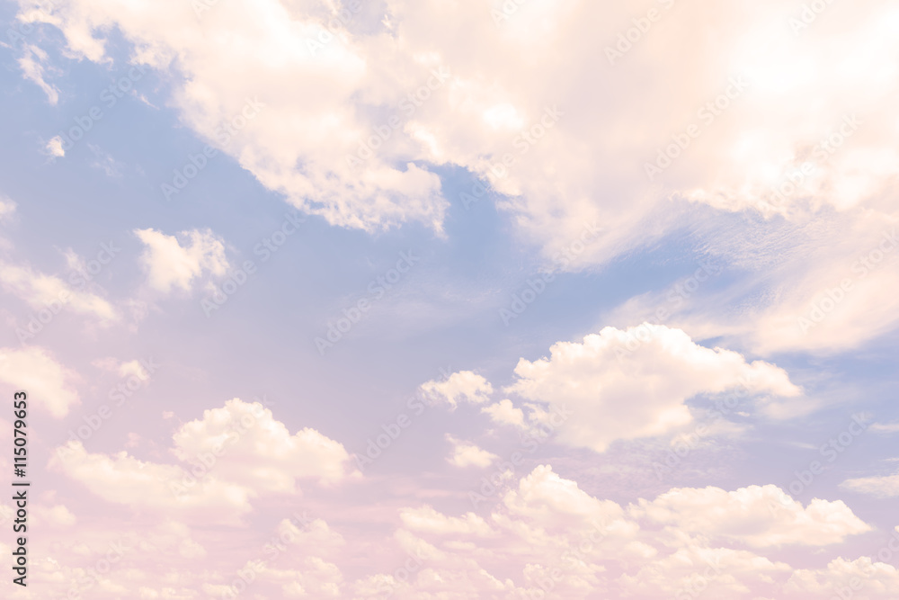 Sky with a pastel colored gradient Sky with a pastel colored gradient