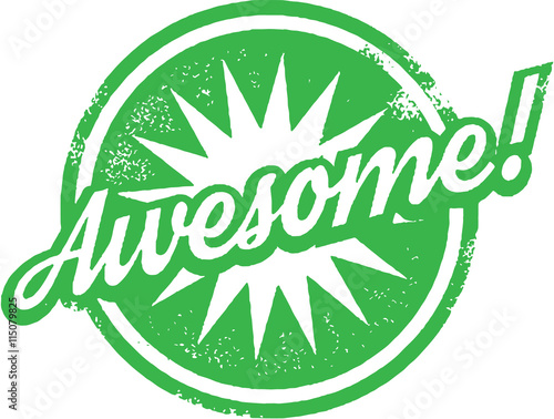 Awesome Work Stamp