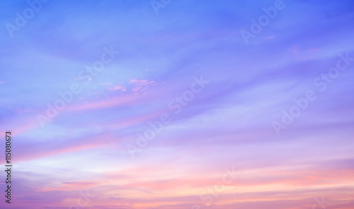 World environment day concept: Sky autumn sunset background