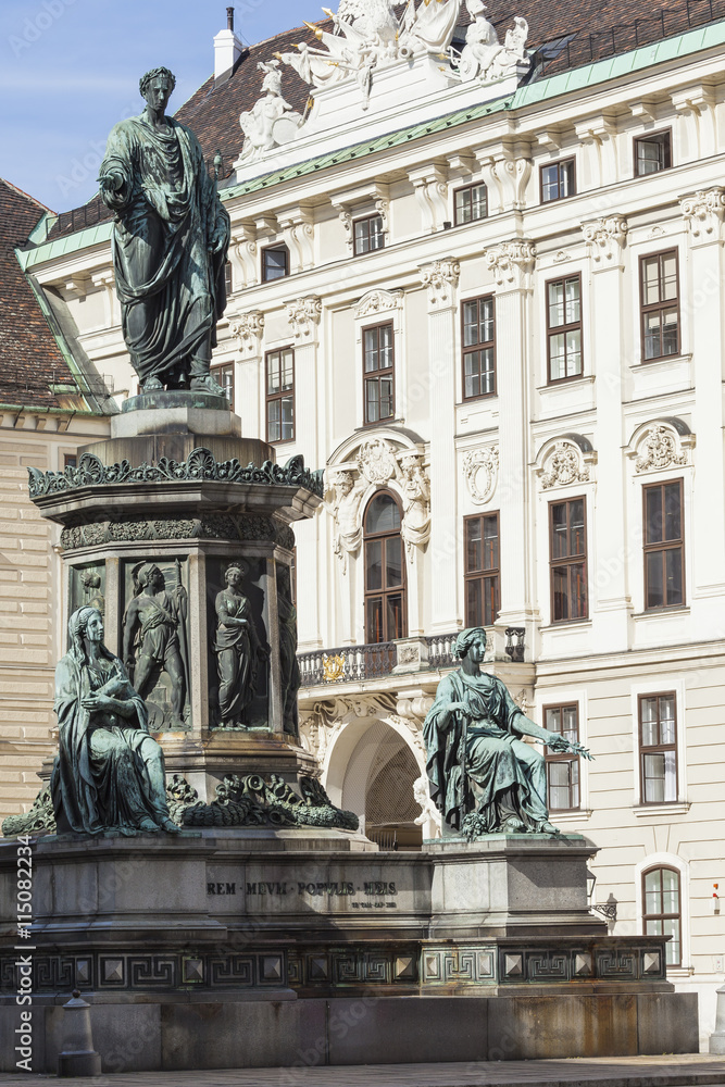VIENNA, AUSTRIA, Monument to Emperor Franz I of Austria 