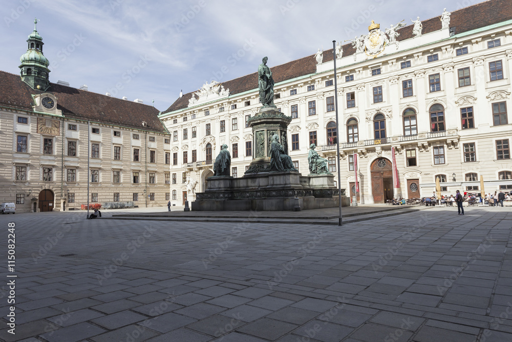 VIENNA, AUSTRIA, Monument to Emperor Franz I of Austria 