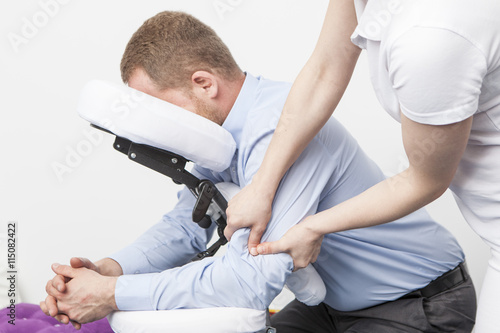 Massage in the office