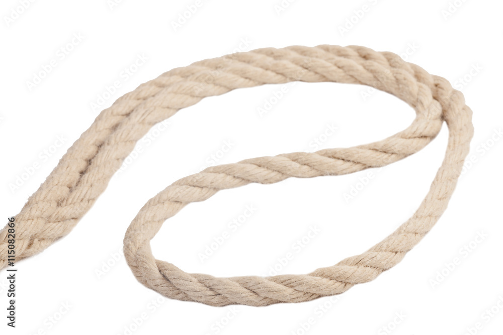 Obraz premium rope isolated on white background