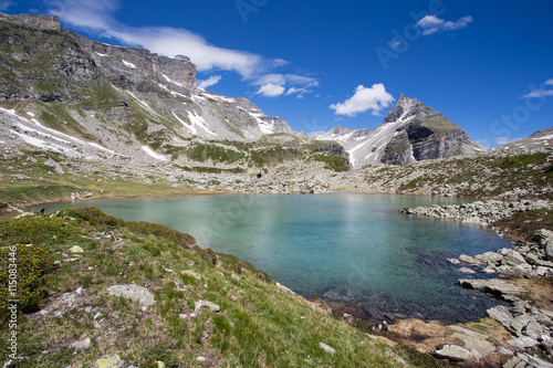 Fototapeta Naklejka Na Ścianę i Meble -  Alpe Veglia - Lago Bianco