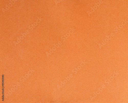 orange crumpled fabric textile surface © janews094