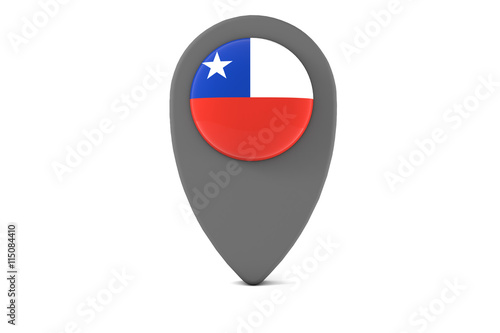 Free Download Chile pin icon - GFXLoad