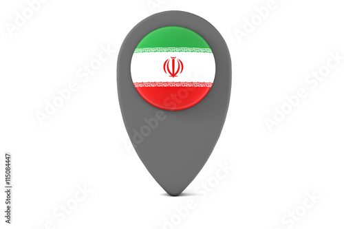 Free Download Iran pin icon - GFXLoad