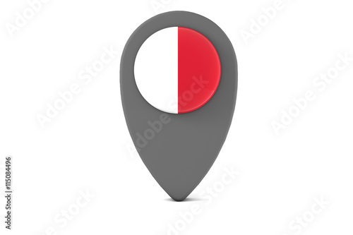Malta Pin Icon Free Download Malta Pin Icon - GFXLoad